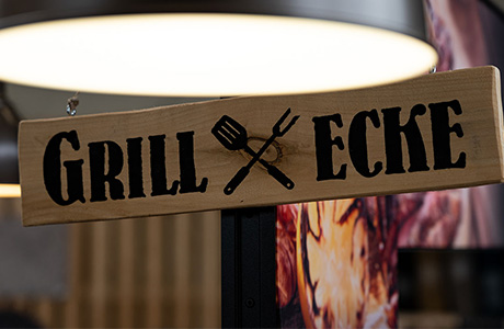 Dekoschild "Grillecke"