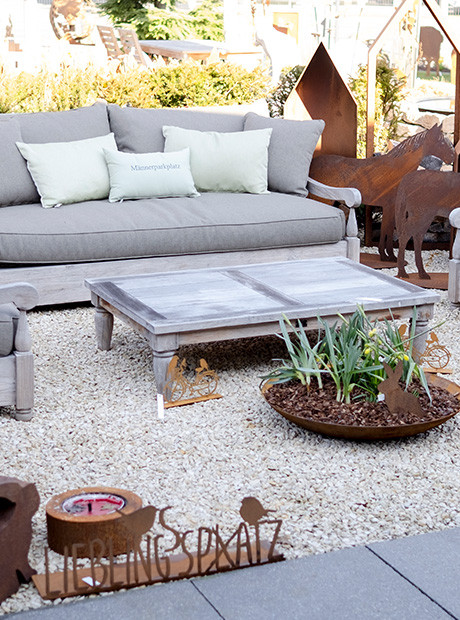 Sommer Dekoration – Outdoorlounge