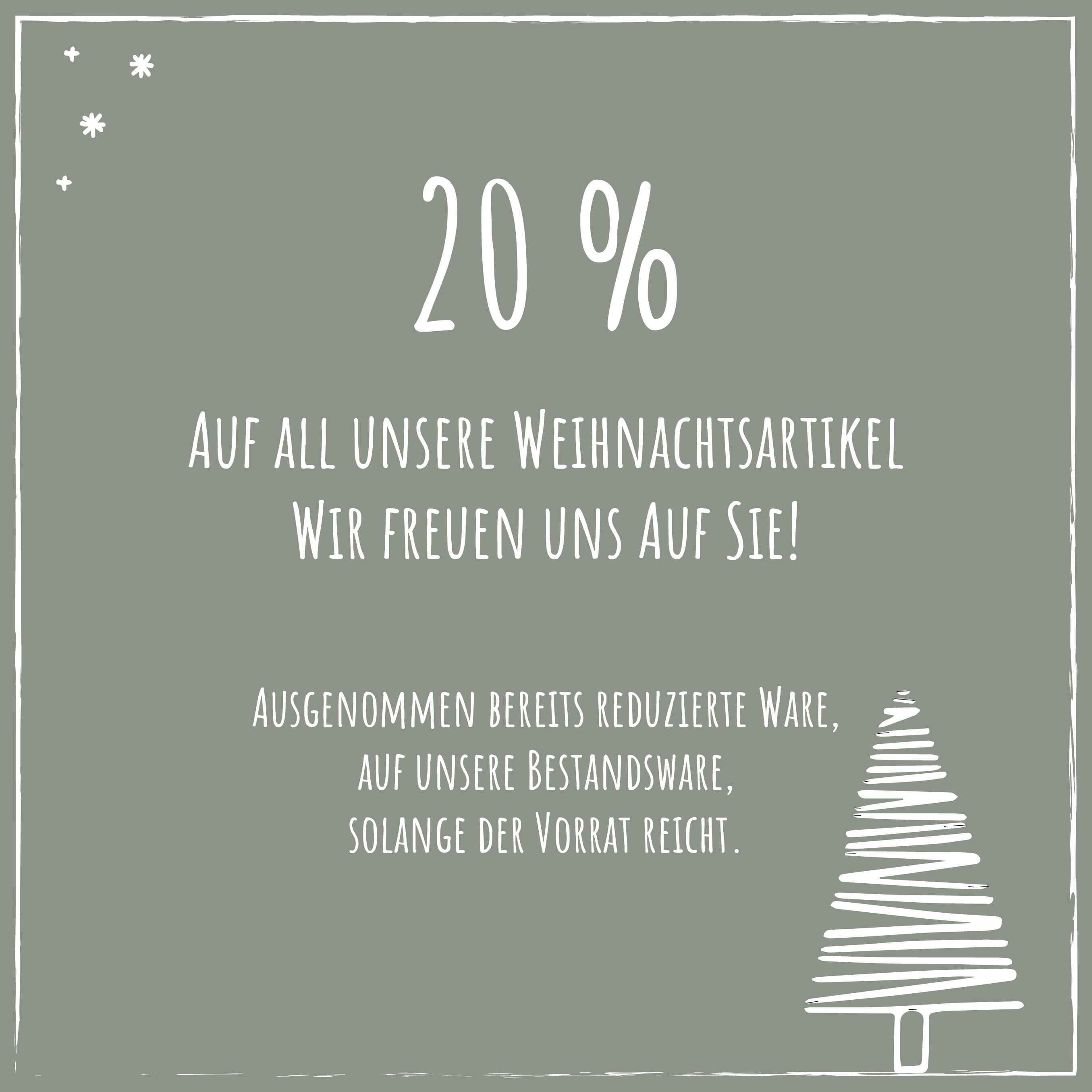 Einladung zur Weihnachtsausstellung