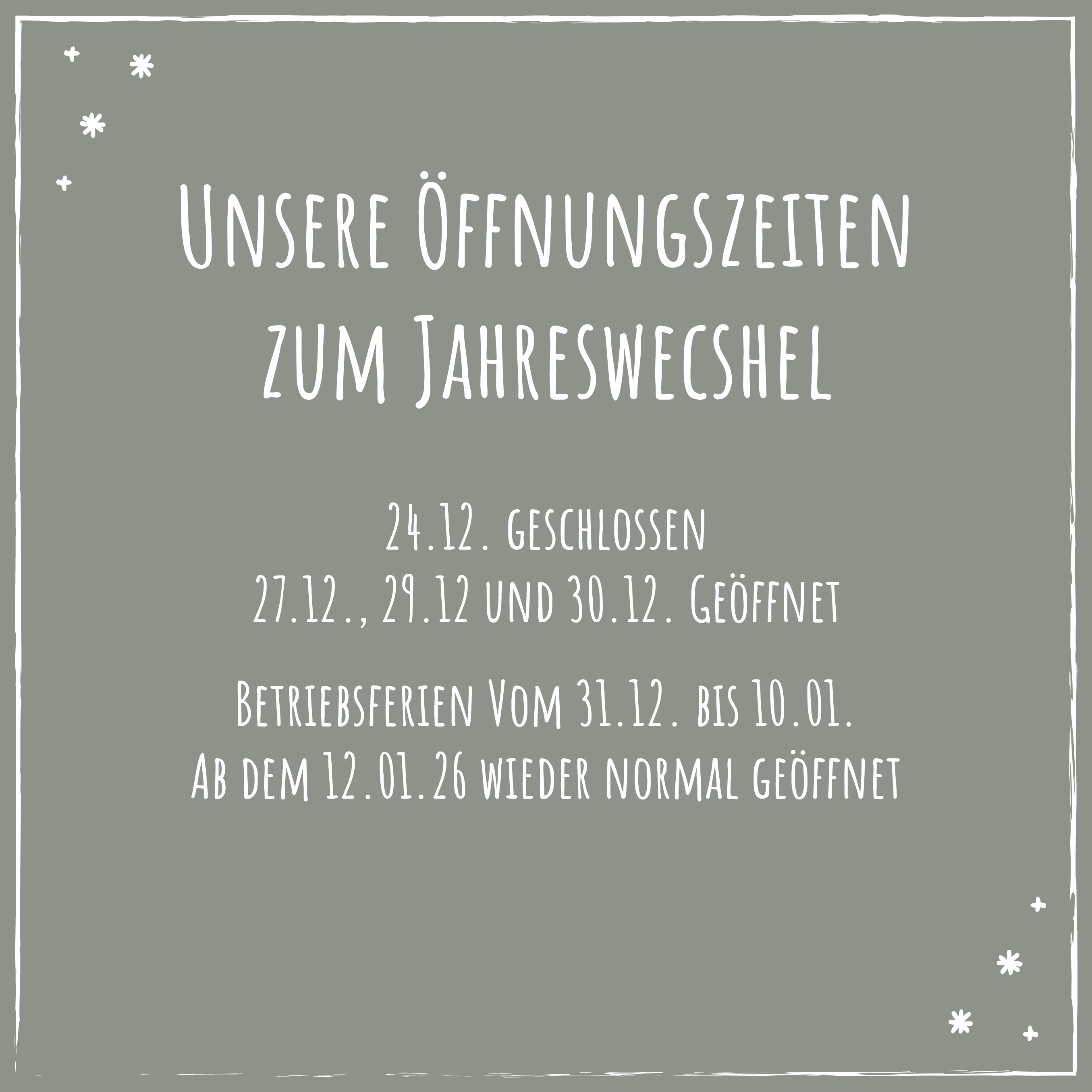 Einladung zur Weihnachtsausstellung